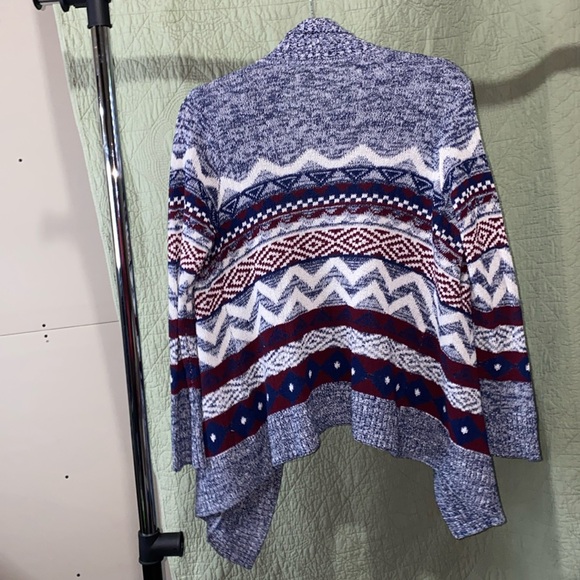 CHARLOTTE RUSSE Cardigan,Knitted,Multi Coloured, (Size M), Multi Blend ~6463-001 - Picture 2 of 6